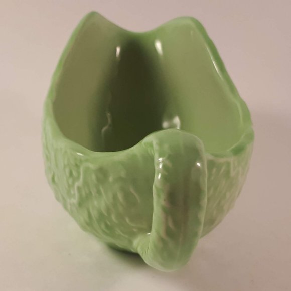 RARE Carlton ware green leaf dish and green gravy boat for your collection - Picture 4 of 9